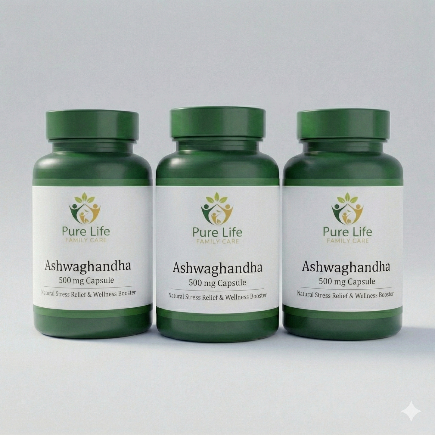 Ashwagandha Capsules 500mg - Stress & Anxiety Relief