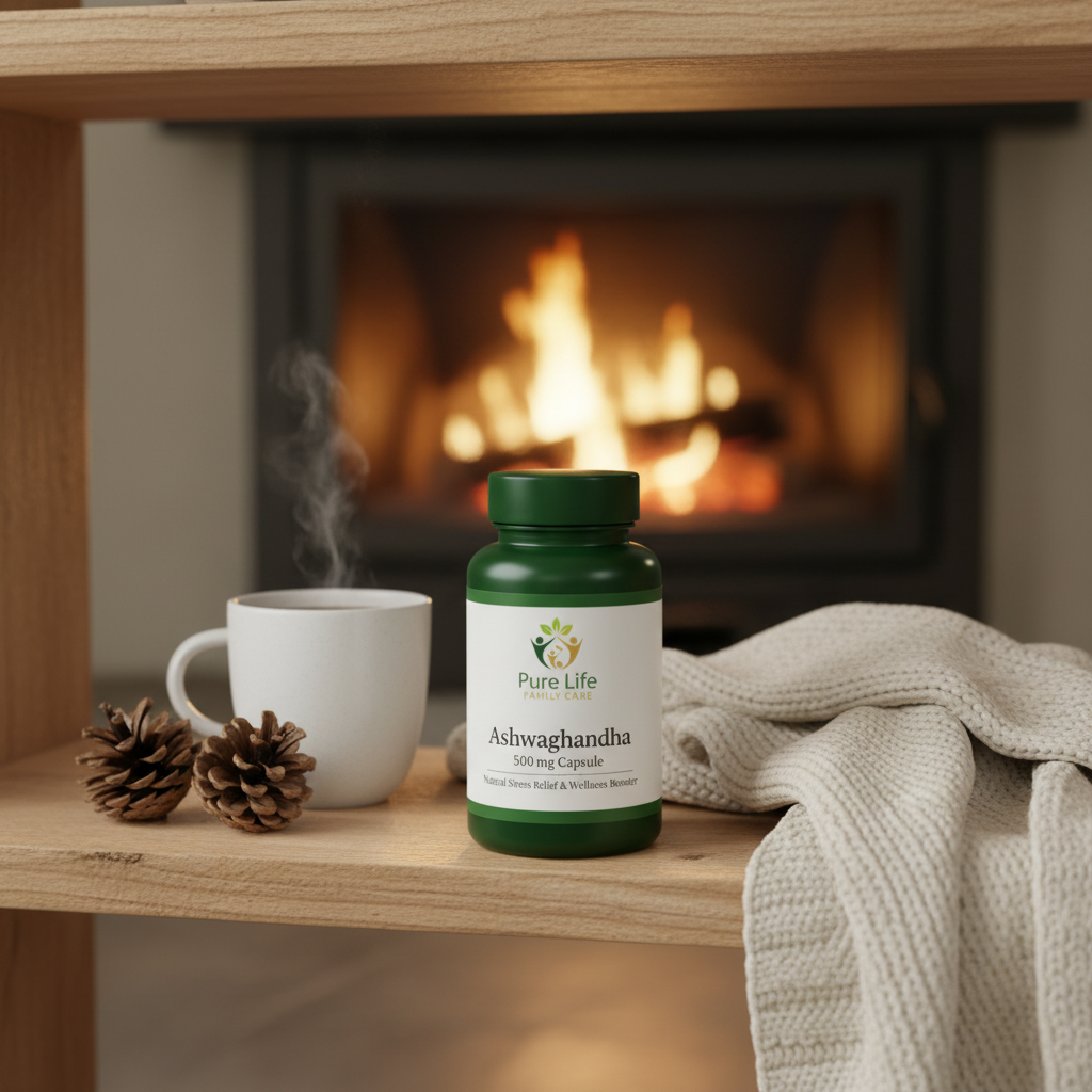 Asgandh Nagori Herbal Capsules for Physical Strength and Vitality - Pure Life