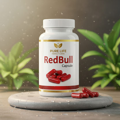 Pure Life Red Bull Capsules – Instant Timing & Power Booster (For Waqti Istamal)