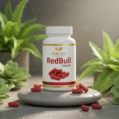 Pure Life Red Bull Capsules – Instant Timing & Power Booster (For Waqti Istamal)