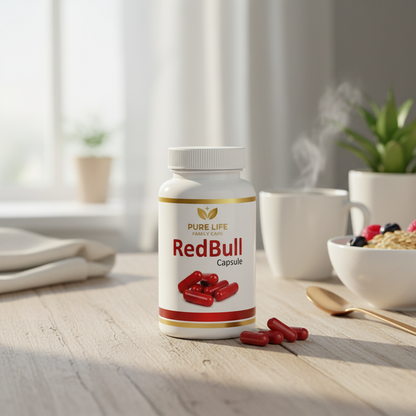 Pure Life Red Bull Capsules – Instant Timing & Power Booster (For Waqti Istamal)