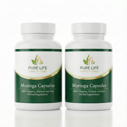 Moringa Capsules – Organic Superfood, Immunity Booster & Joint Relief-By Pure Life ٖ