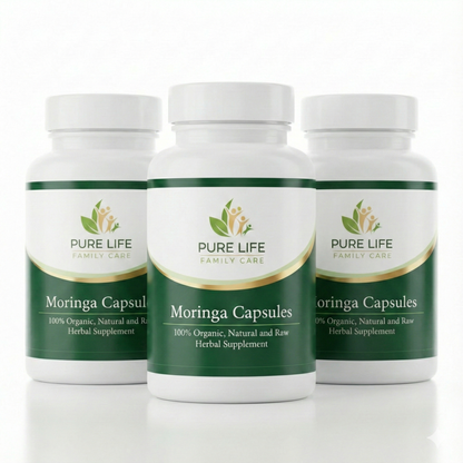Moringa Capsules – Organic Superfood, Immunity Booster & Joint Relief-By Pure Life ٖ