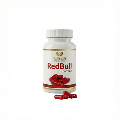 Pure Life Red Bull Capsules – Instant Timing & Power Booster (For Waqti Istamal)